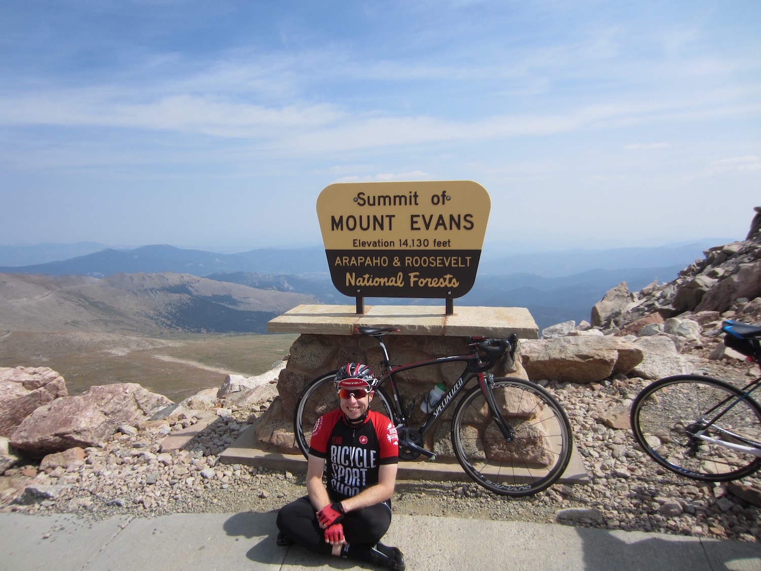 2015 Velo View bike vacation - Peak of Mt. Evans